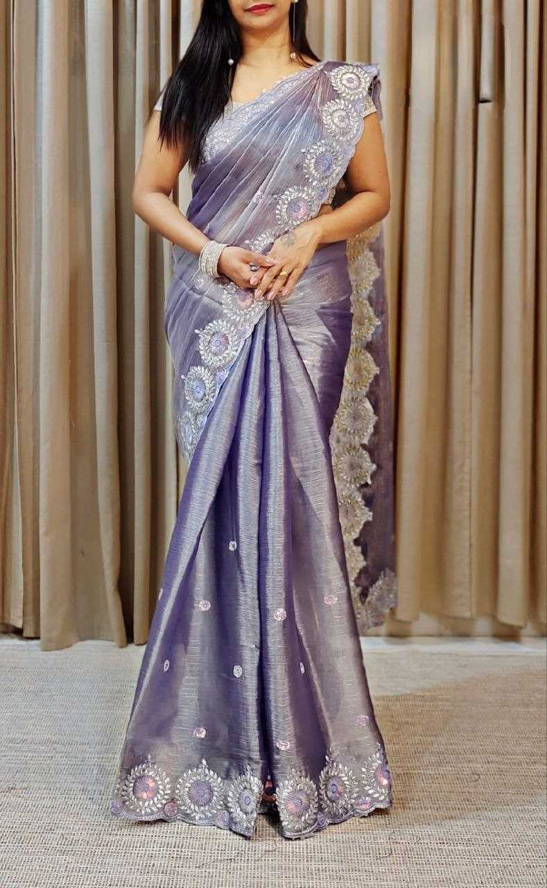YNF JIMMY CHOO RMP 392 SAREES WHOLESALE JIMMY CHOO SEQUENCE EMBROIDERED SAREES EMANUFACTURER