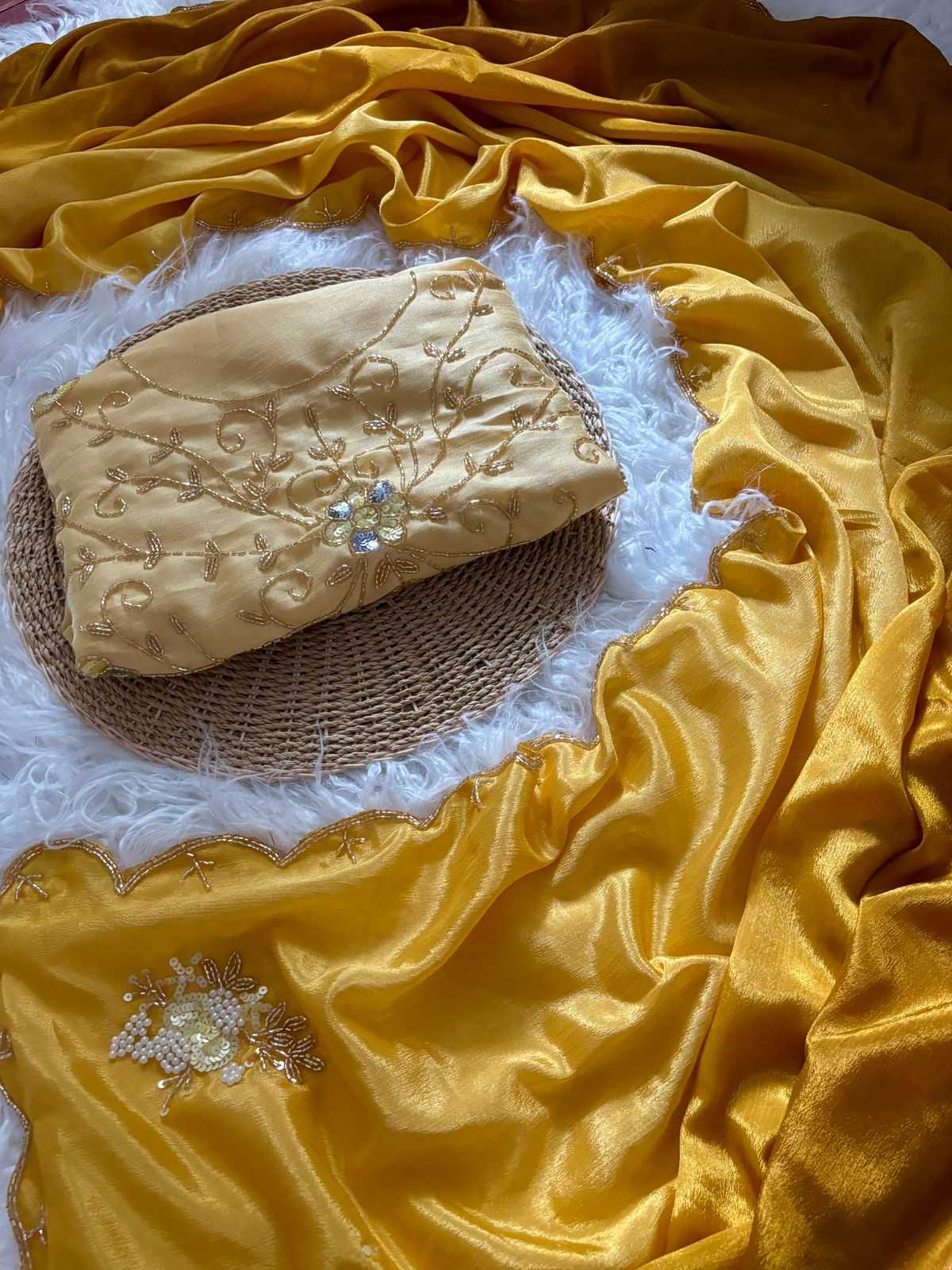 YNF CHINON SNT 04 SAREES WHOLESALE SEQUENCE HALF CUTWORK SAREES MANUFACTURER