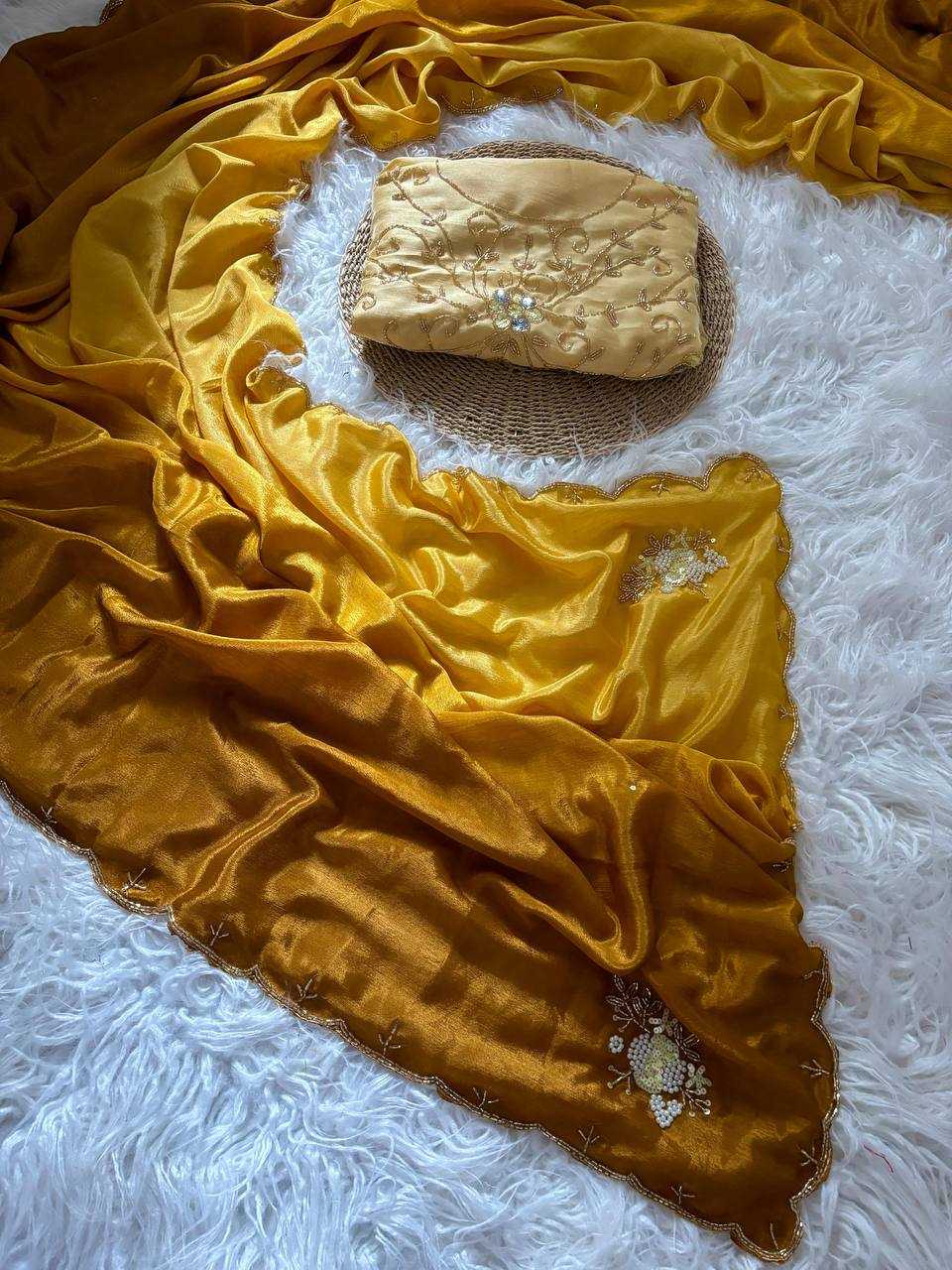 YNF CHINON VRC 1146 SAREES WHOLESALE HALF HAND WORK SAREES MANUFACTURER