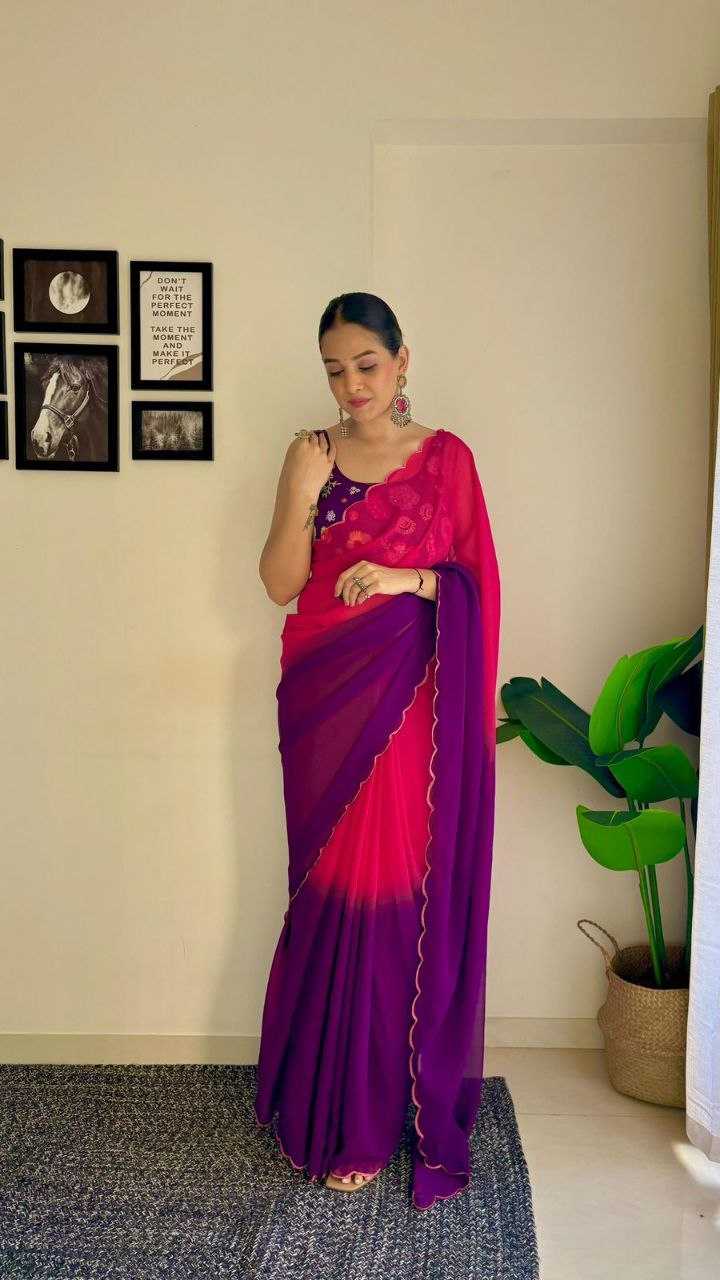 YNF GEORGETTE RKKC 0296 SAREES WHOLESALE FANCY GEORGETTE HALF SAREES MANUFACTURER