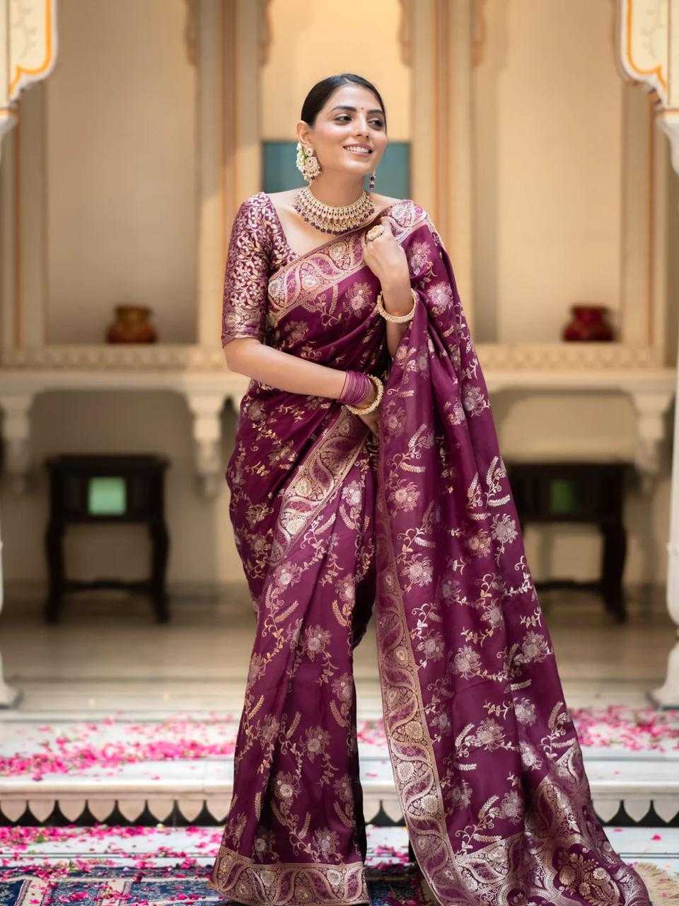 Ynf Banarasi Soft Silk RIN101 5075 Silk Sarees Wholesale Banarasi Silk Sarees Soft Silk Sarees Pure Zari Silk Sarees Manufacturer