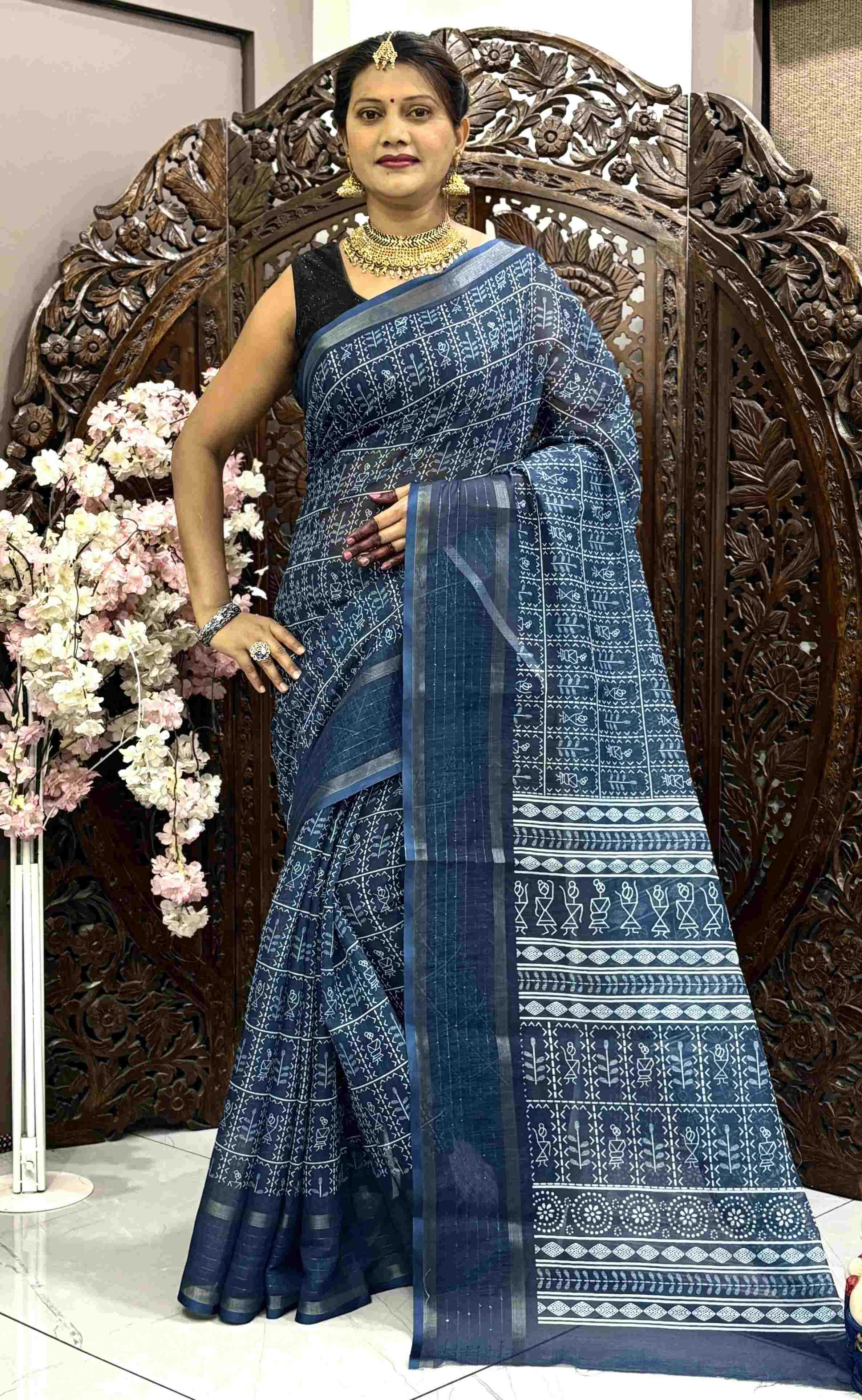 Ynf Silk RIN145 SHUBHLAXMI Sarees Wholesale Fancy Sarees Printed Sarees Sequence Sarees Manufacturer