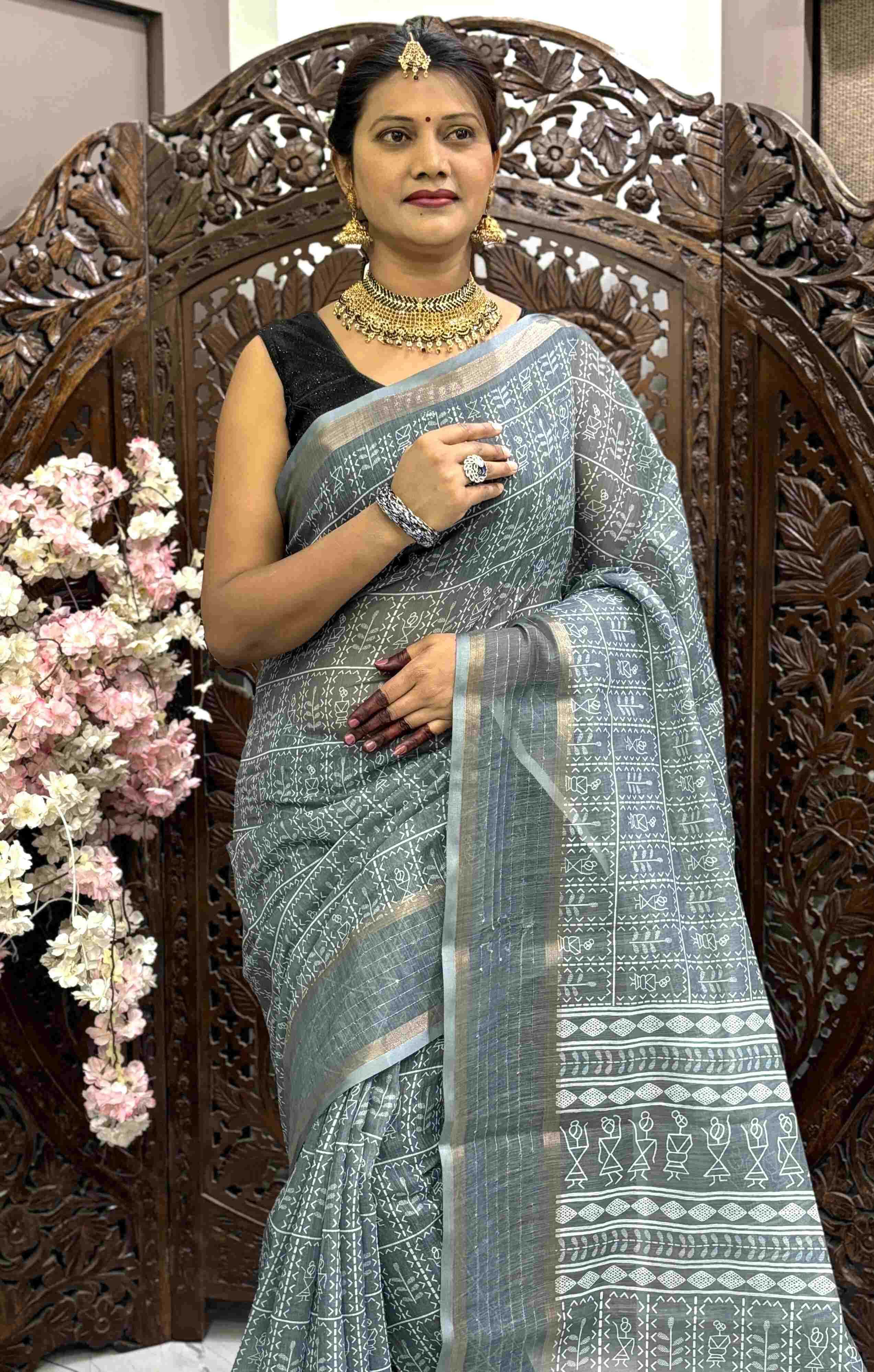 Ynf Silk RIN145 SHUBHLAXMI Sarees Wholesale Fancy Sarees Printed Sarees Sequence Sarees Manufacturer