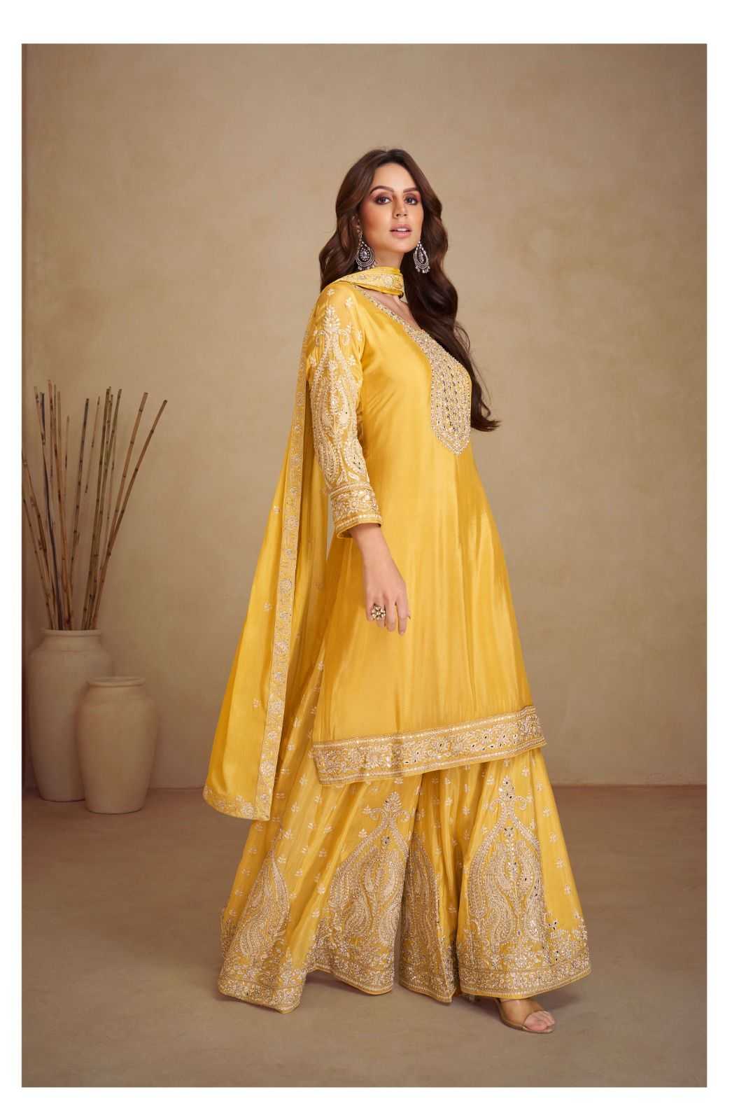 Ynf Chinon RIN184 Gulkayra Designer-Vaani Vol.3 Suits & Dresses Rakhi Collections Festive Collections Wholesale Embroidery Suits Ladies Salwar Suits Party wear suits Manufacturer