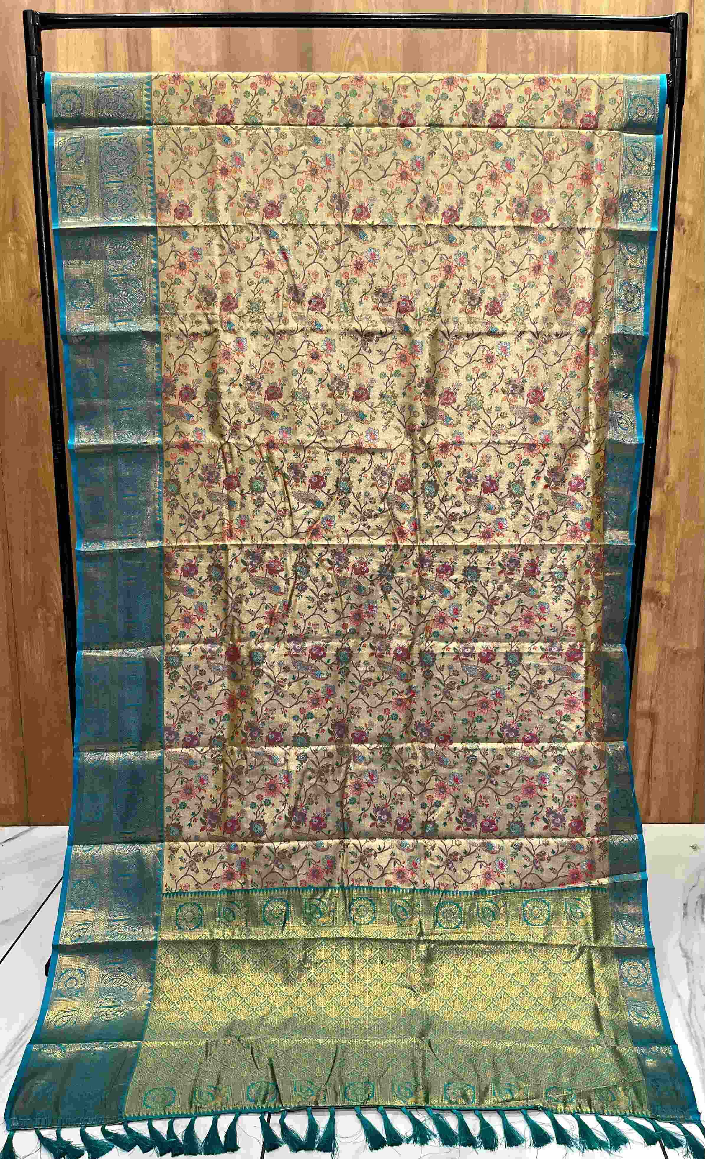 Ynf Dharmavaram Silk RIN116 REW16 Silk Sarees Wholesale Brocade Sarees Party Wear Silk Sarees Zari Border Silk Sarees Manufacturer