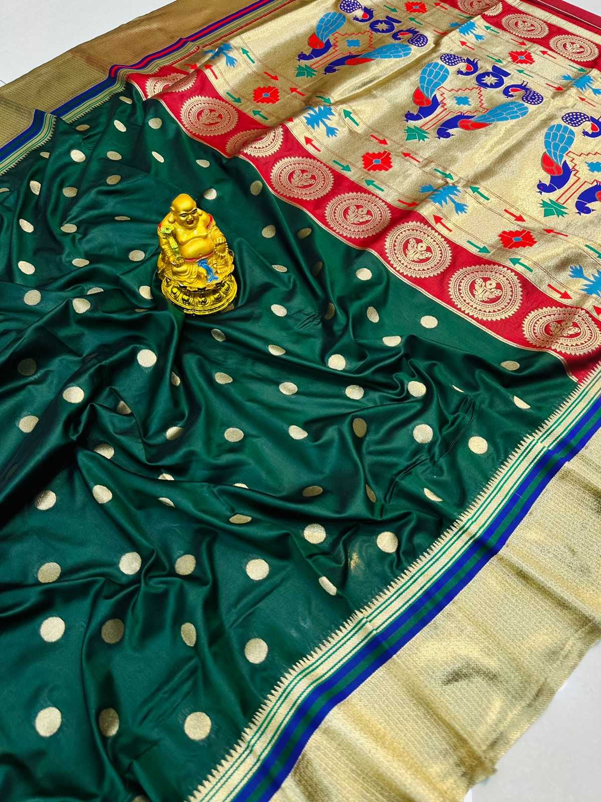 Ynf Paithani Silk RIN155 Sonali paithani Sarees Wholesale Silk Sarees Zari Sarees Sarees With Blouse Manufacturer