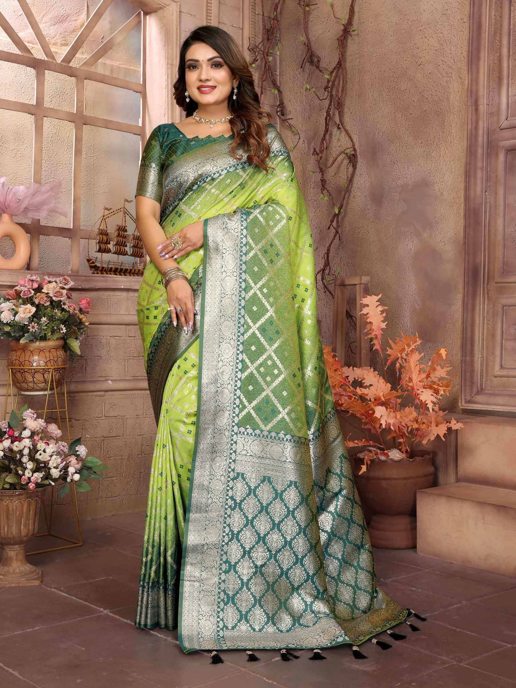 Ynf Lichi Silk RIN144 Kundan Sarees Wedding Collections Wholesale Silk Sarees Wedding Outfits Manufacturer