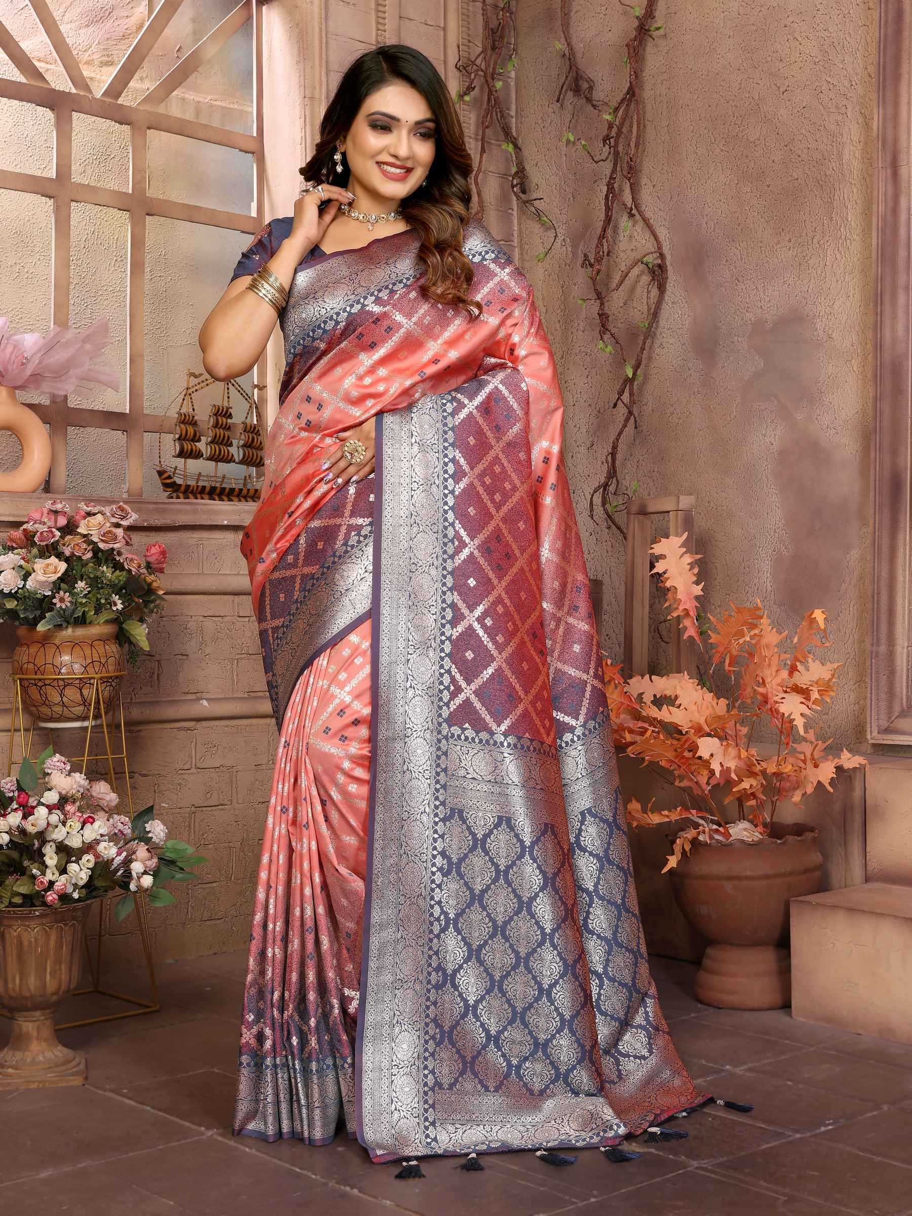 Ynf Lichi Silk RIN144 Kundan Sarees Wedding Collections Wholesale Silk Sarees Wedding Outfits Manufacturer