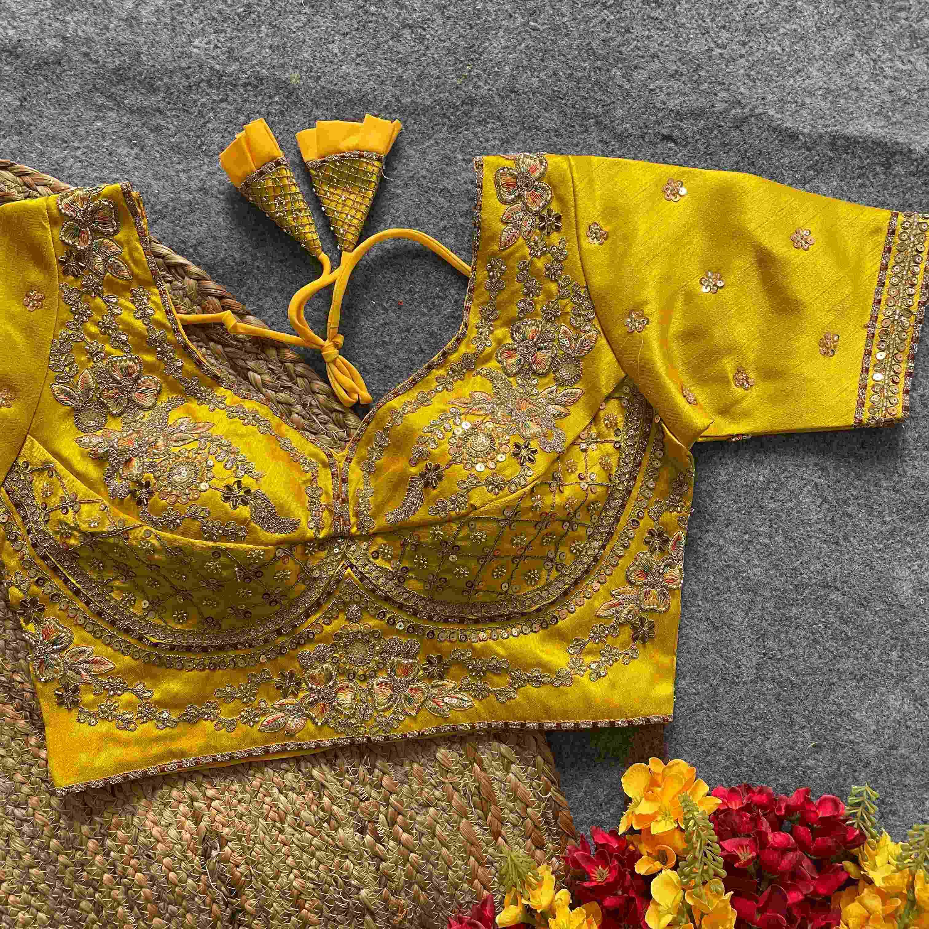 Ynf Pure Silk KESH426 SAHIBA- 10 Readymade Blouses Wholesale Sequence Embroidery Blouse Embroidered Blouses Silk Blouse Manufacturer