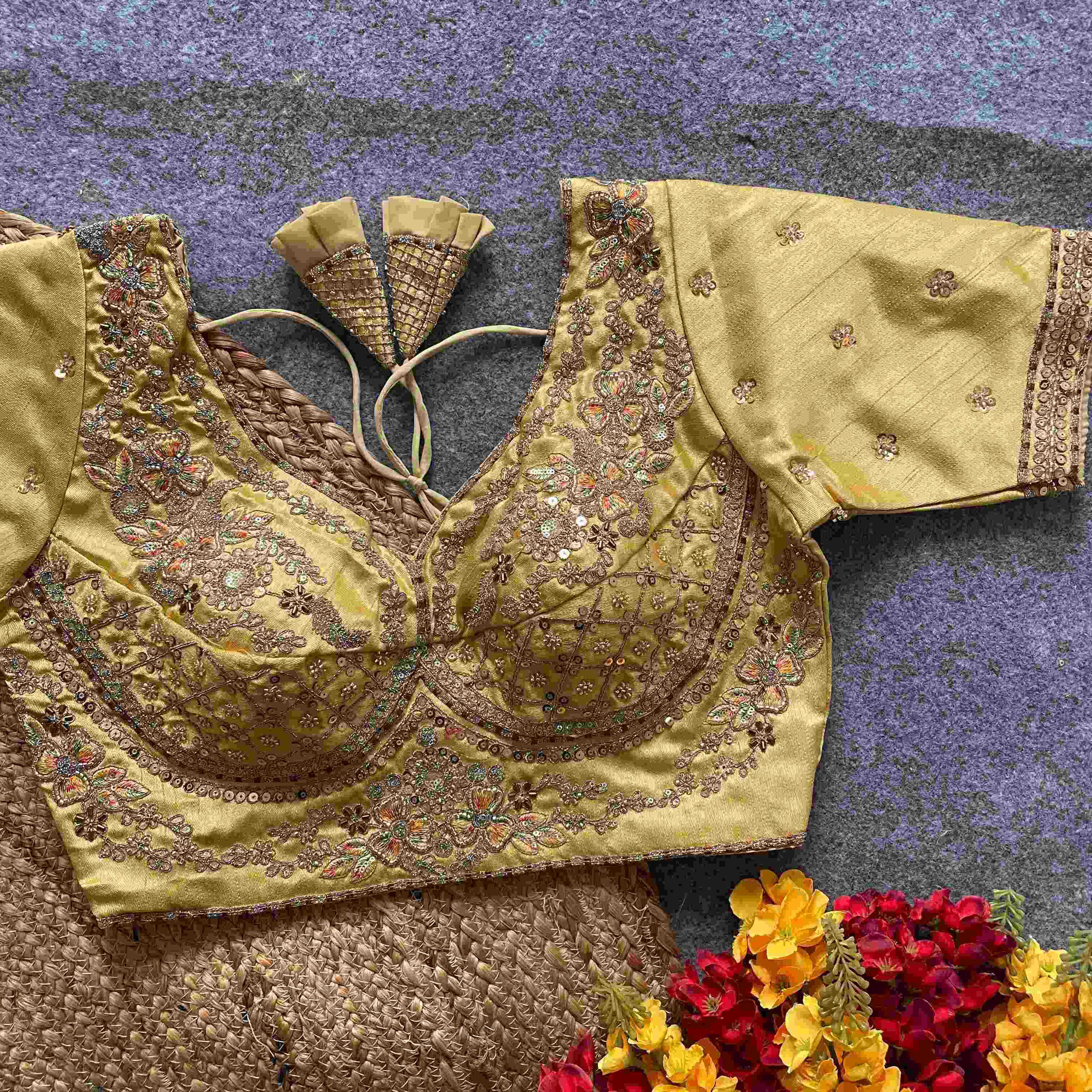 Ynf Pure Silk KESH426 SAHIBA- 10 Readymade Blouses Wholesale Sequence Embroidery Blouse Embroidered Blouses Silk Blouse Manufacturer