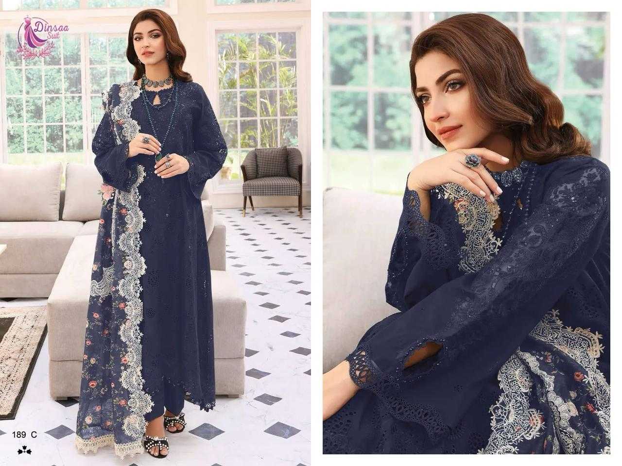 Ynf Cotton RIN197 DINSAA102 Suits & Dresses Islamic Clothing Festive Collections Wholesale Pakistani Suits Cotton Suits Semi-Stitched Suits Manufacturer