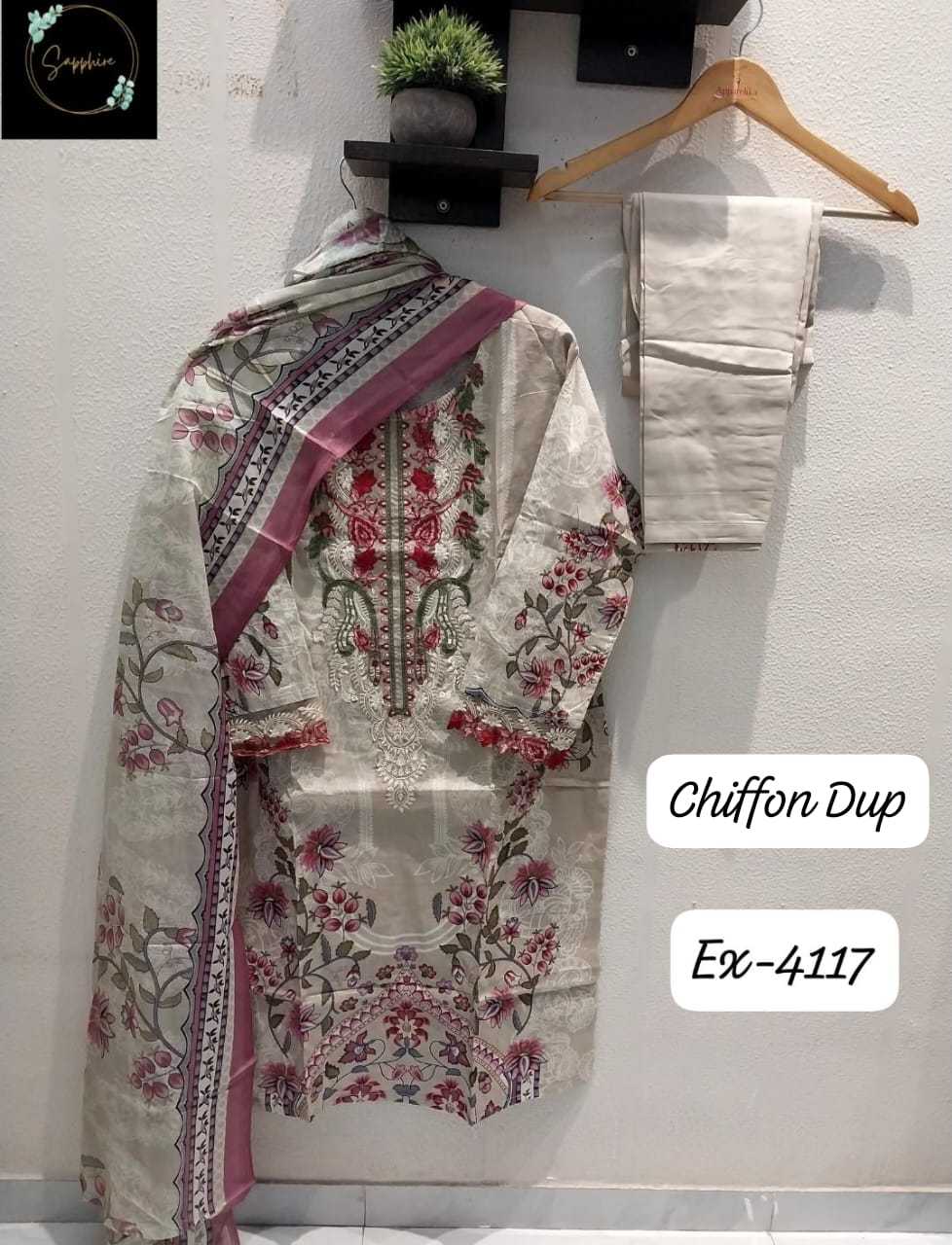 Ynf Cotton RIN197 SAPPHIRE EX-4117 Suits & Dresses Islamic Clothing Festive Collections Wholesale Pakistani Suits Printed Suits Cotton Suits Manufacturer