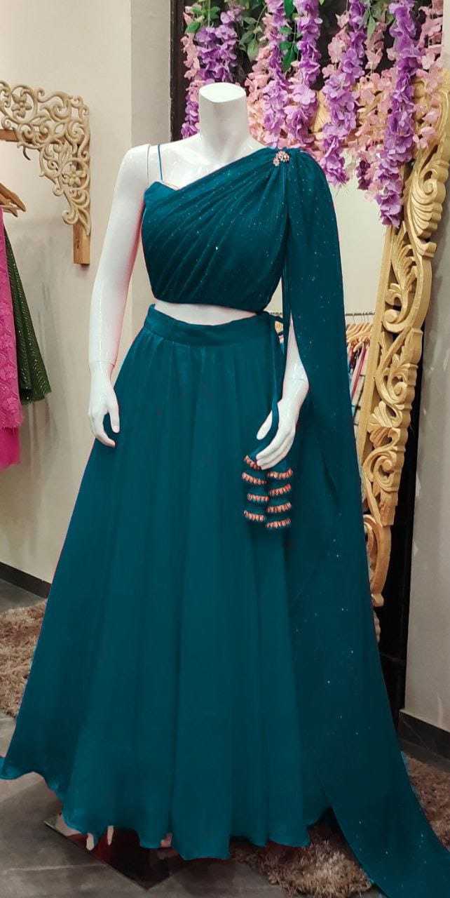Ynf Faux Georgette RIN157 50082 Lehengas Wedding Collections Festive Collections Wholesale Designer Lehenga Fancy Lehenga Designer Lehenga Choli Manufacturer