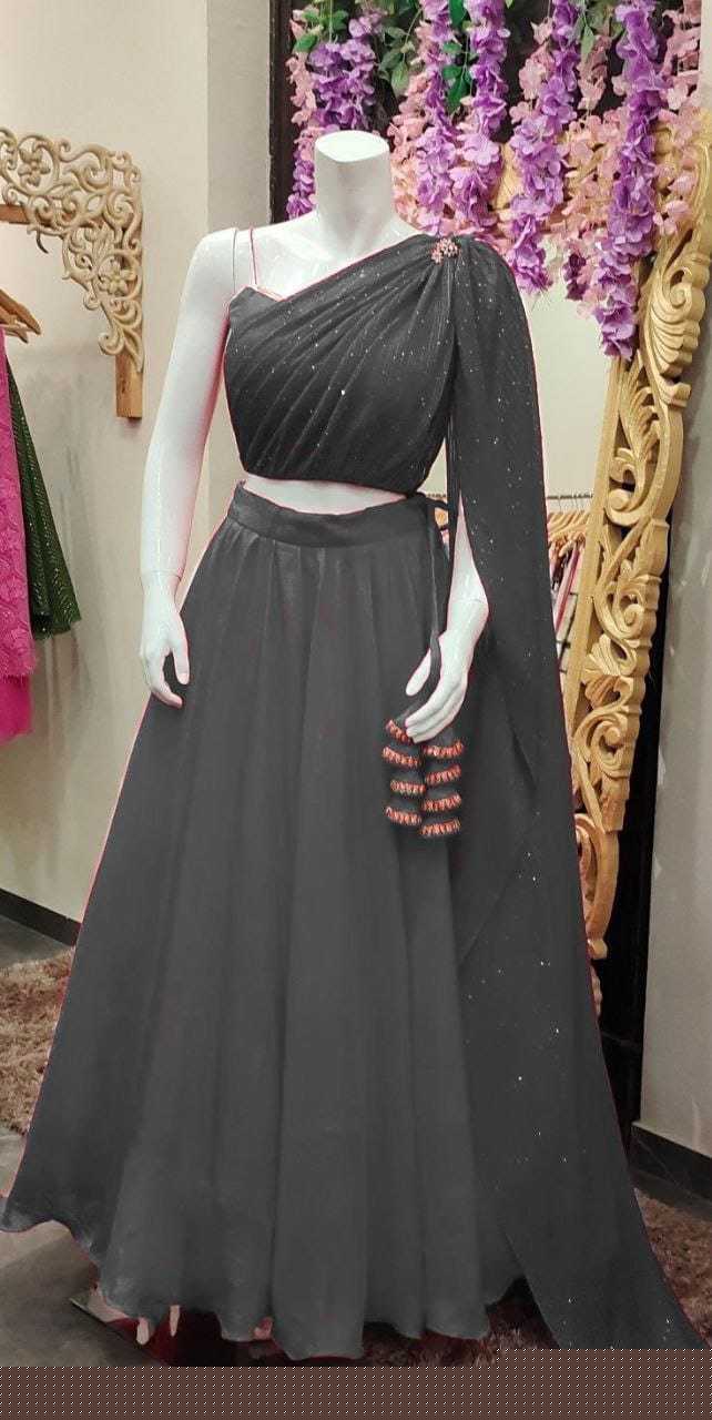 Ynf Faux Georgette RIN157 50082 Lehengas Wedding Collections Festive Collections Wholesale Designer Lehenga Fancy Lehenga Designer Lehenga Choli Manufacturer