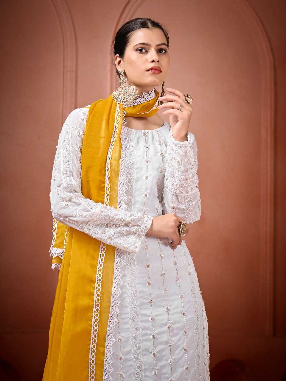 Ynf Georgette RIN197 4469 Suits & Dresses Wholesale Georgette Suit Bridal Wedding Dresses Designer Suits Manufacturer