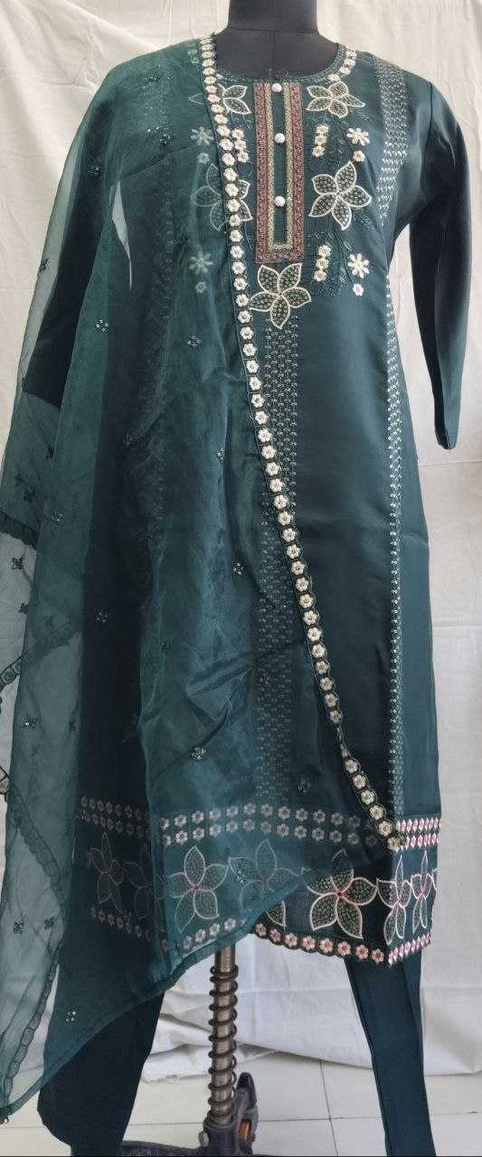 Ynf Heavy Roman Silk RIN131 B-1799 Suits & Dresses Wedding Collections Festive Collections Wholesale Dresses Ladies Silk Suit Wedding Outfits Manufacturer