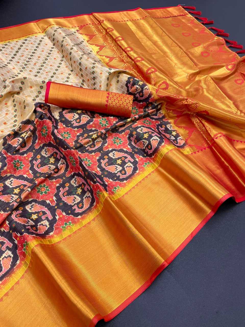 Ynf Silk RIN203 CADBURY PATTU VOL-1 Sarees Silk Sarees Festive Collections Wholesale Fancy Sarees Printed Sarees Kalamkari Sarees Manufacturer