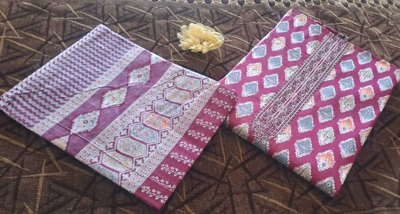 Ynf Soft Cotton RIN197 179 Suits & Dresses Islamic Clothing Festive Collections Wholesale Embroidery Suits Cotton Suits Semi Stitched Suits Manufacturer