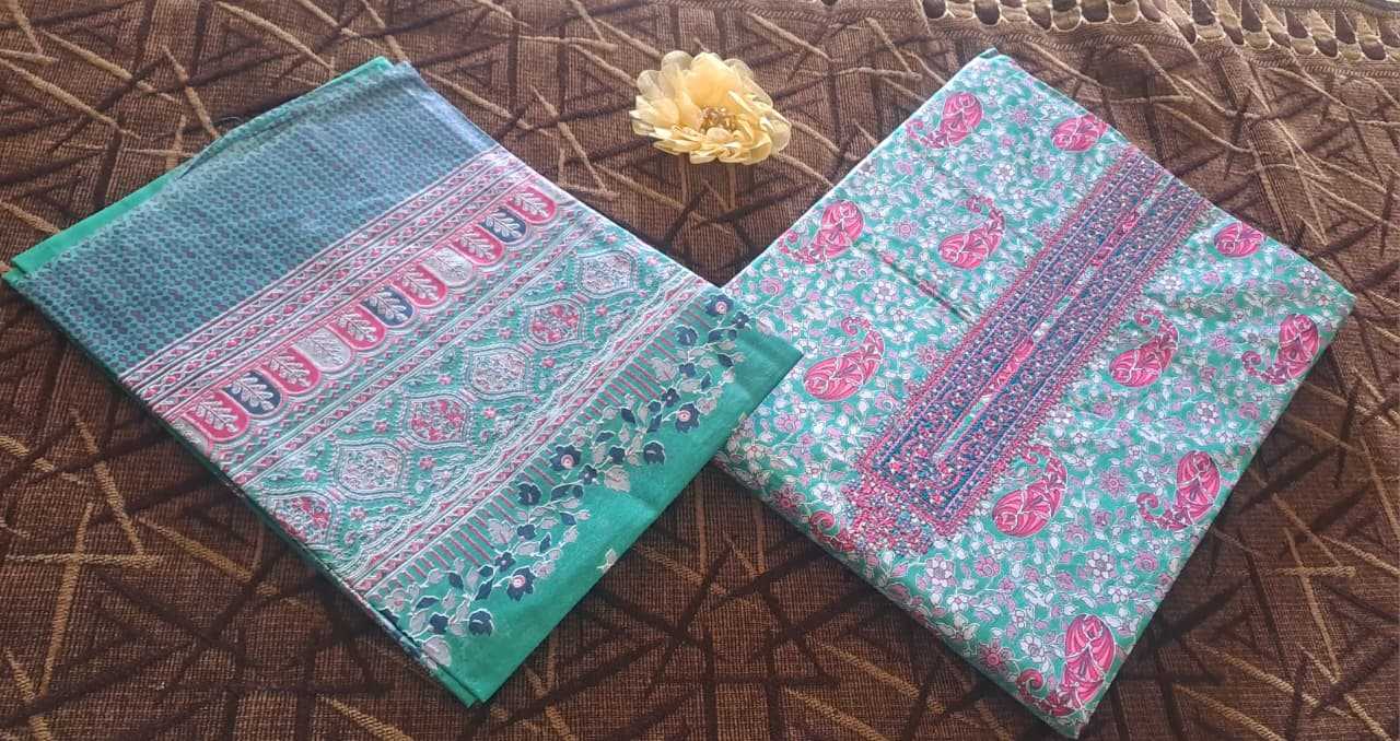 Ynf Soft Cotton RIN197 179 Suits & Dresses Islamic Clothing Festive Collections Wholesale Embroidery Suits Cotton Suits Semi Stitched Suits Manufacturer