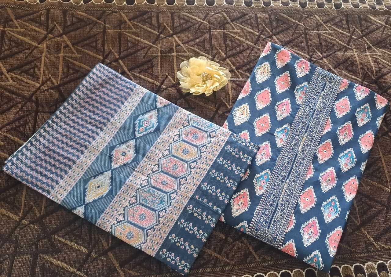 Ynf Soft Cotton RIN197 179 Suits & Dresses Islamic Clothing Festive Collections Wholesale Embroidery Suits Cotton Suits Semi Stitched Suits Manufacturer