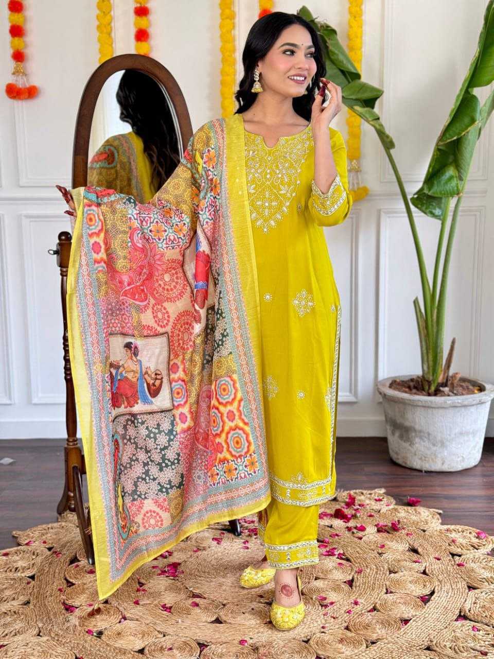Ynf Cotton KESH495 Gotapati Suits & Dresses Wholesale Ladies Suits Printed Suits Embroidery Suits Manufacturer