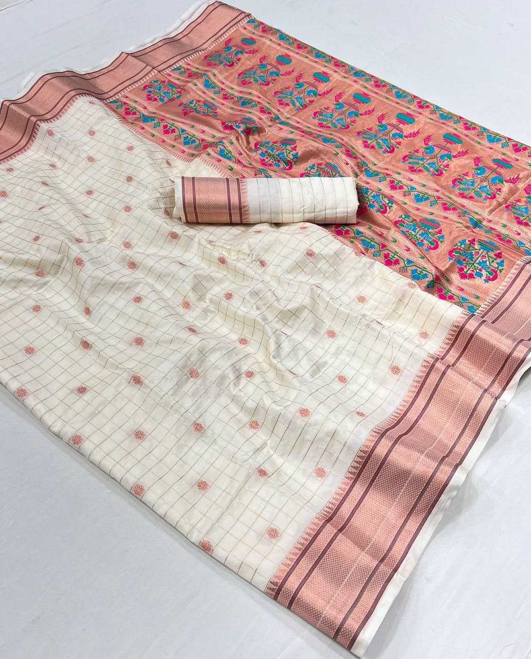 Ynf Paithani Silk KESH495 Paithani Silk Sarees Wholesale Paithani Sarees Heavy Silk Sarees Zari Border Silk Sarees Manufacturer