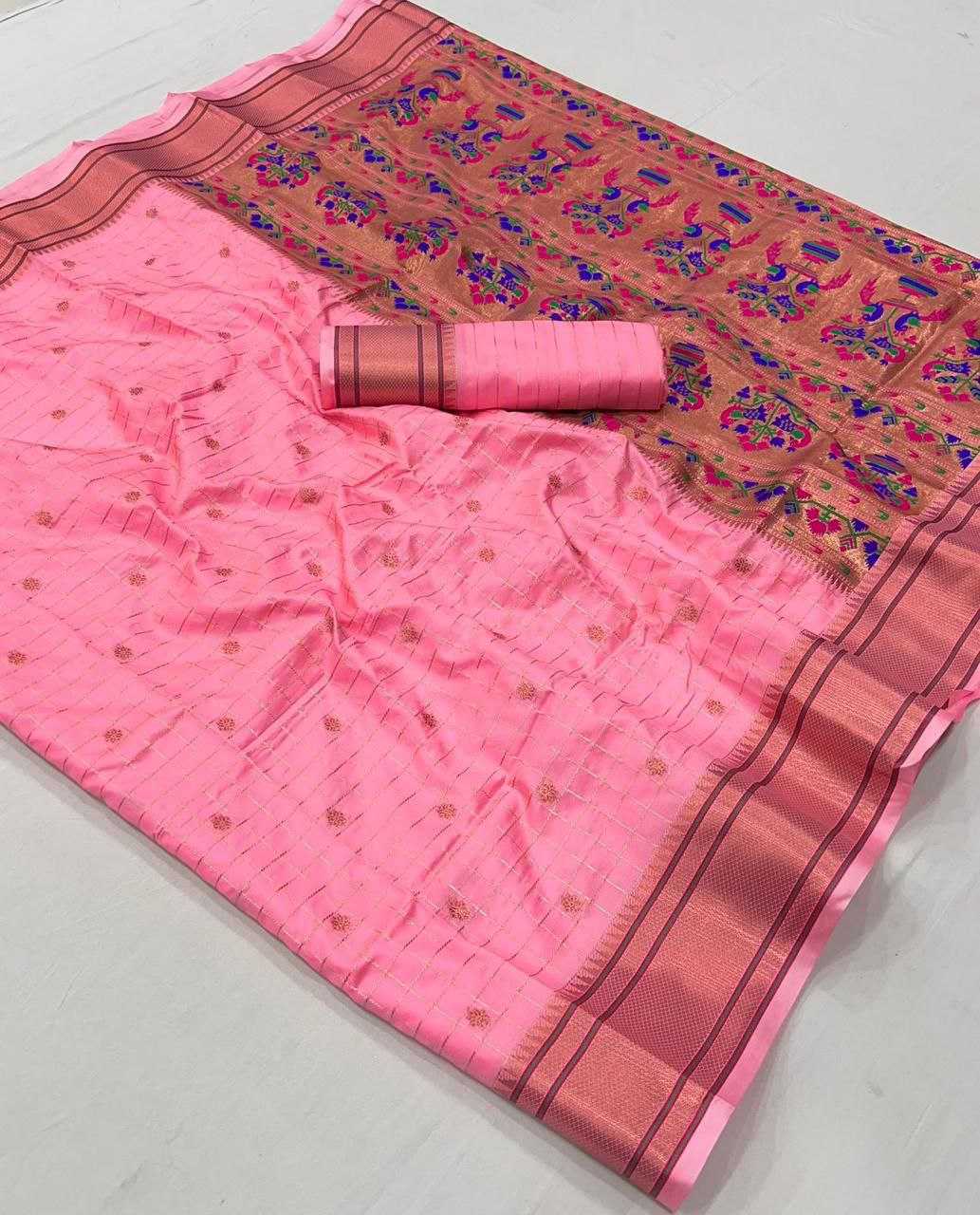Ynf Paithani Silk KESH495 Paithani Silk Sarees Wholesale Paithani Sarees Heavy Silk Sarees Zari Border Silk Sarees Manufacturer