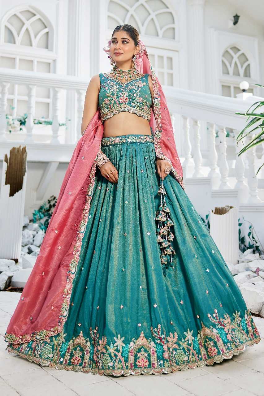 Ynf Satin RIN197 2945 Lehengas Wholesale Designer Lehenga Bridal Lehenga Embroidered Lehenga Manufacturer