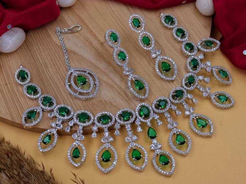 Ynf AD Diamond Womens Jewellery Wholesale AD Diamond Necklace Necklaces Set Antique Necklaces Set Manufacturer