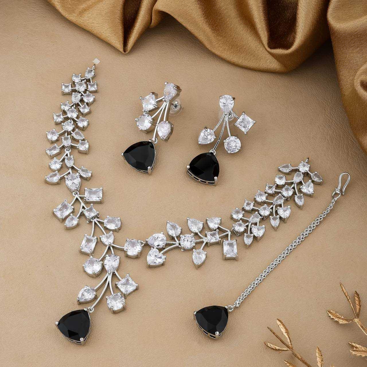 Ynf AD Diamond Womens Jewellery Wholesale AD Diamond Necklace Necklaces Set Fashion Necklace Manufacturer