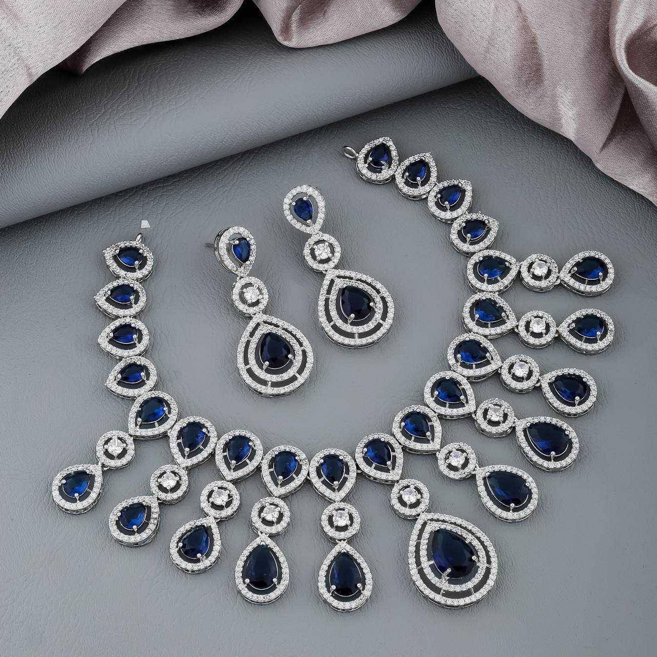 Ynf AD Diamond Womens Jewellery Wholesale AD Diamond Necklace Necklaces Set Fashion Necklace Manufacturer