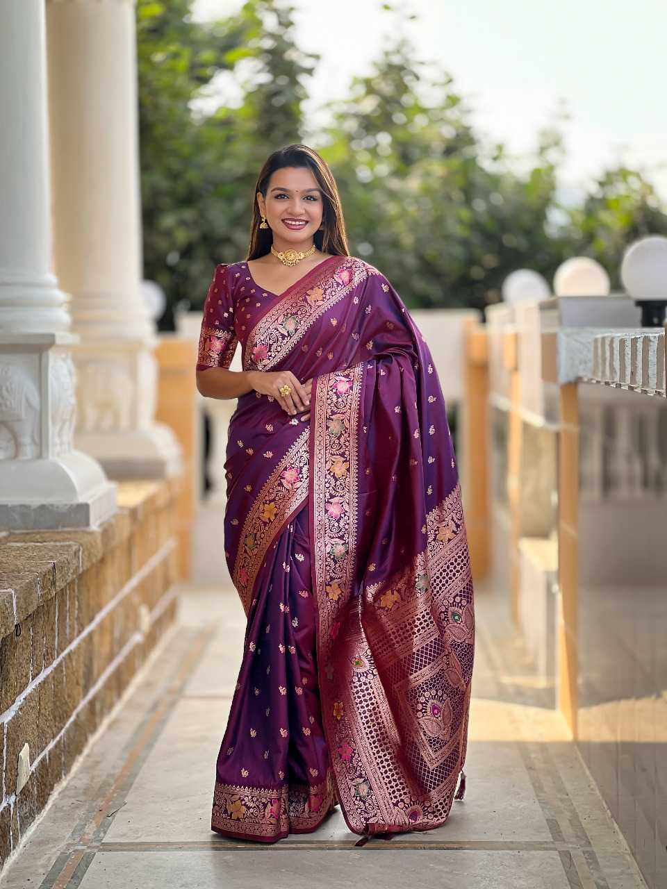 Ynf Banana Silk RIN197 2986 Sarees Wholesale Designer Sarees Bridal Sarees Silk Sarees Manufacturer