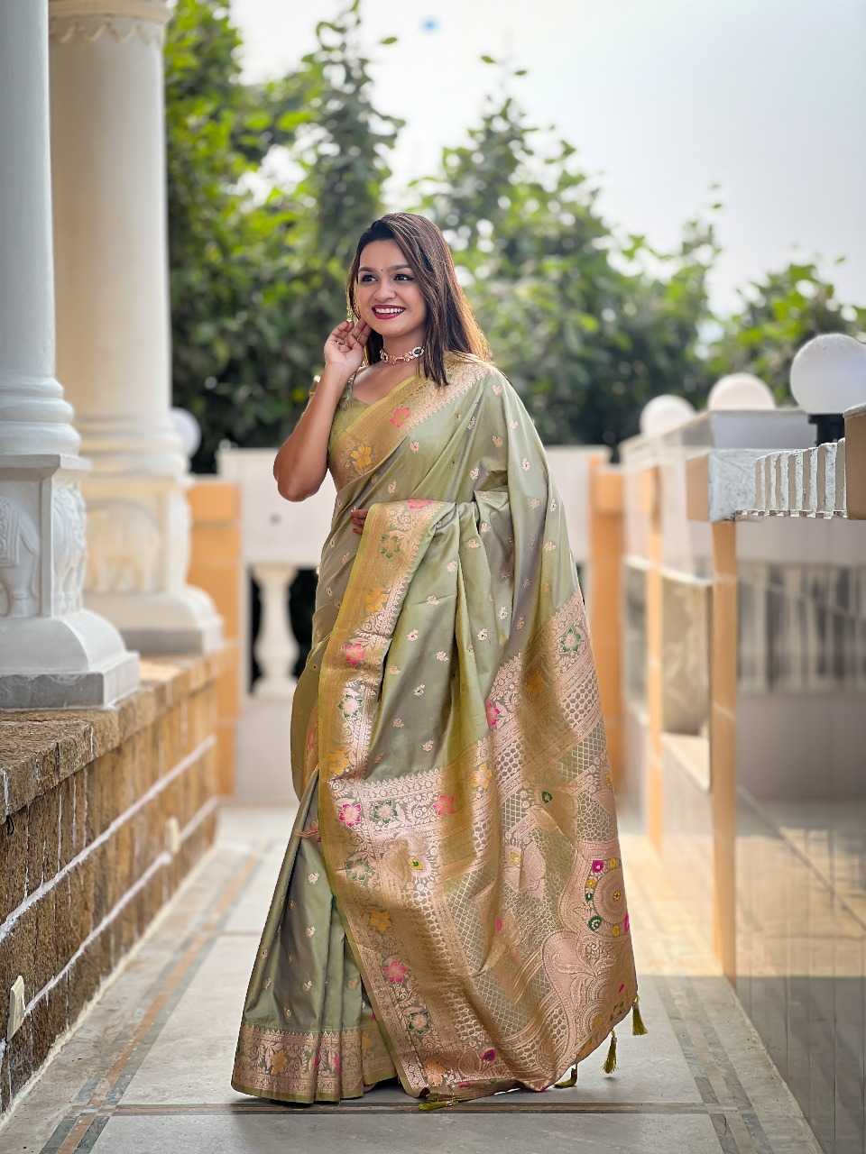 Ynf Banana Silk RIN197 2986 Sarees Wholesale Designer Sarees Bridal Sarees Silk Sarees Manufacturer