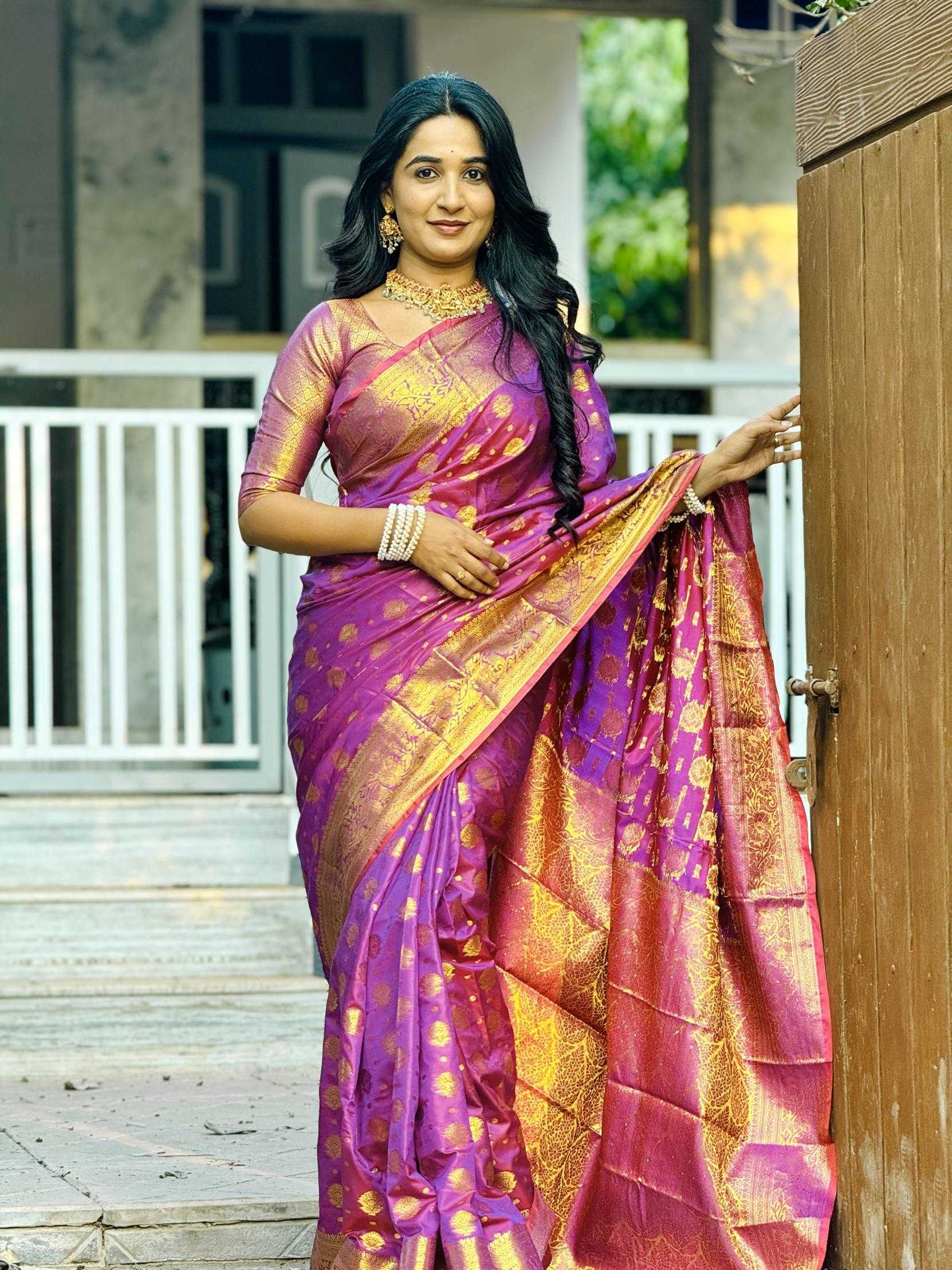 Ynf Banana Silk RIN211 Pushpa-Vol-8 Silk Sarees Wholesale Banarasi Silk Sarees Fancy Silk Sarees Banarasi Silk Sarees With Zari Work Manufacturer