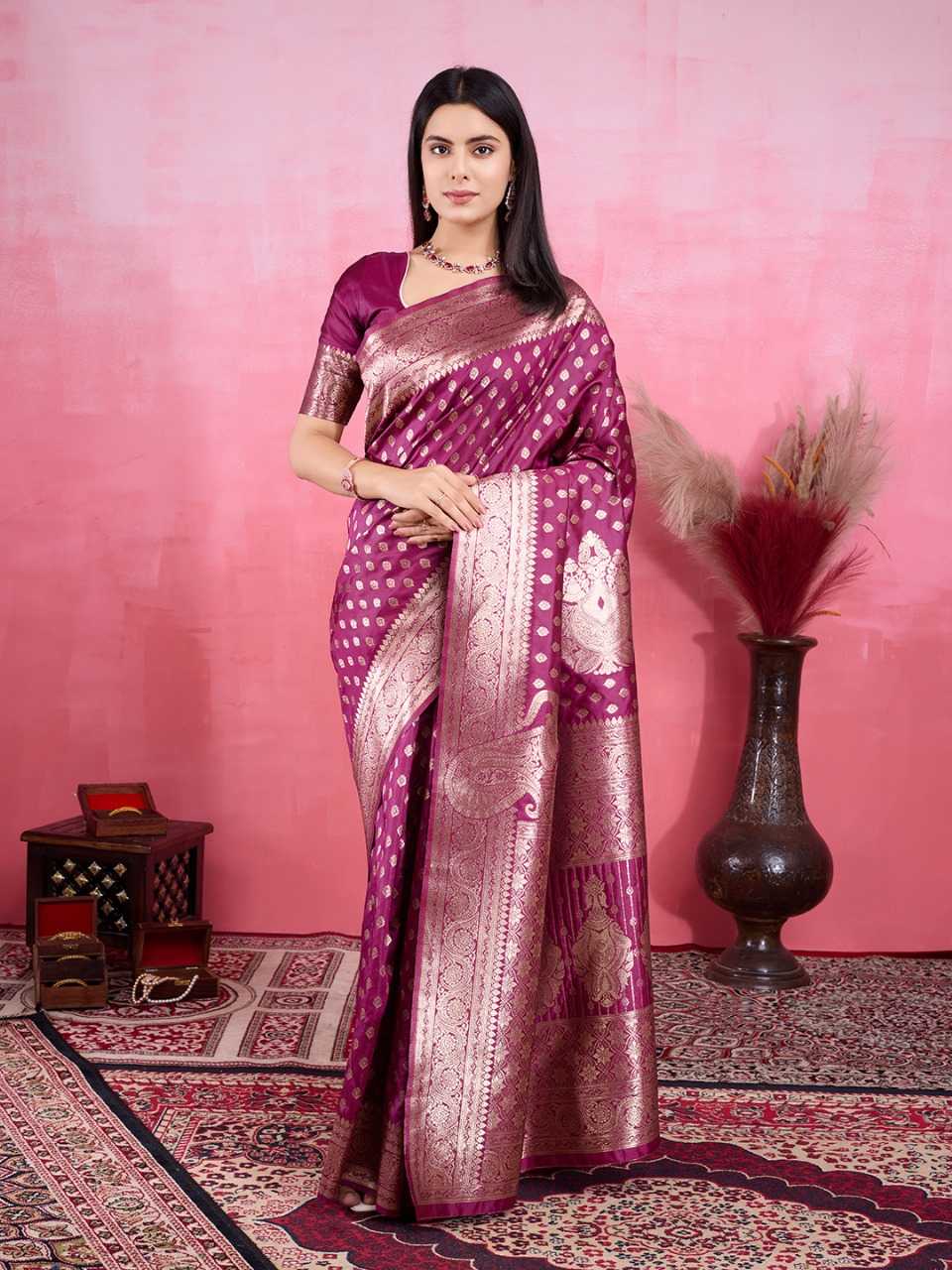Ynf Banarasi Soft Silk RIN113 TILAK Silk Sarees Wedding Collections Festive Collections Wholesale Banarasi Silk Sarees Soft Silk Sarees Designer Silk Sarees Manufacturer