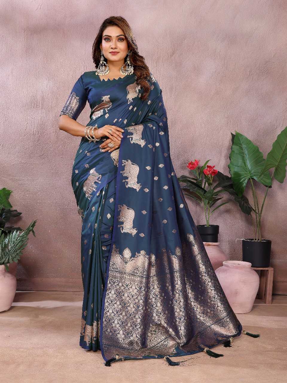 Ynf Banarasi Soft Silk RIN144 Manjari Silk Sarees Wedding Collections Festive Collections Wholesale Banarasi Silk Sarees Designer Silk Sarees Silk Sarees For Weddings Manufacturer