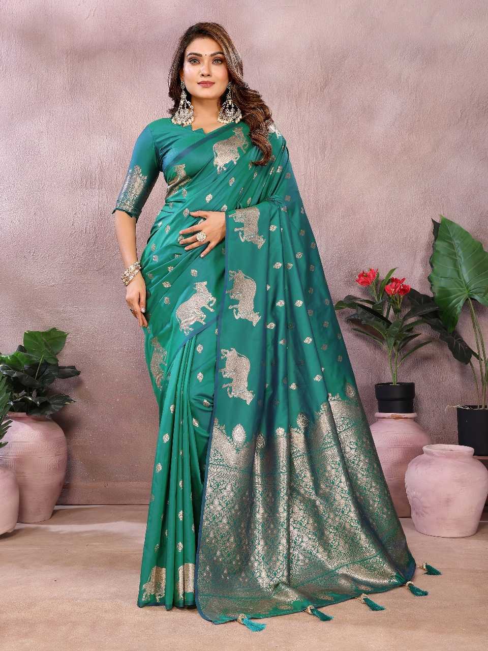 Ynf Banarasi Soft Silk RIN144 Manjari Silk Sarees Wedding Collections Festive Collections Wholesale Banarasi Silk Sarees Designer Silk Sarees Silk Sarees For Weddings Manufacturer