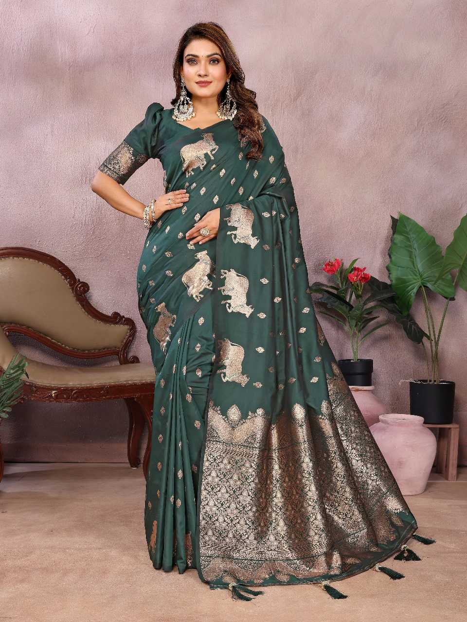 Ynf Banarasi Soft Silk RIN144 Manjari Silk Sarees Wedding Collections Festive Collections Wholesale Banarasi Silk Sarees Designer Silk Sarees Silk Sarees For Weddings Manufacturer