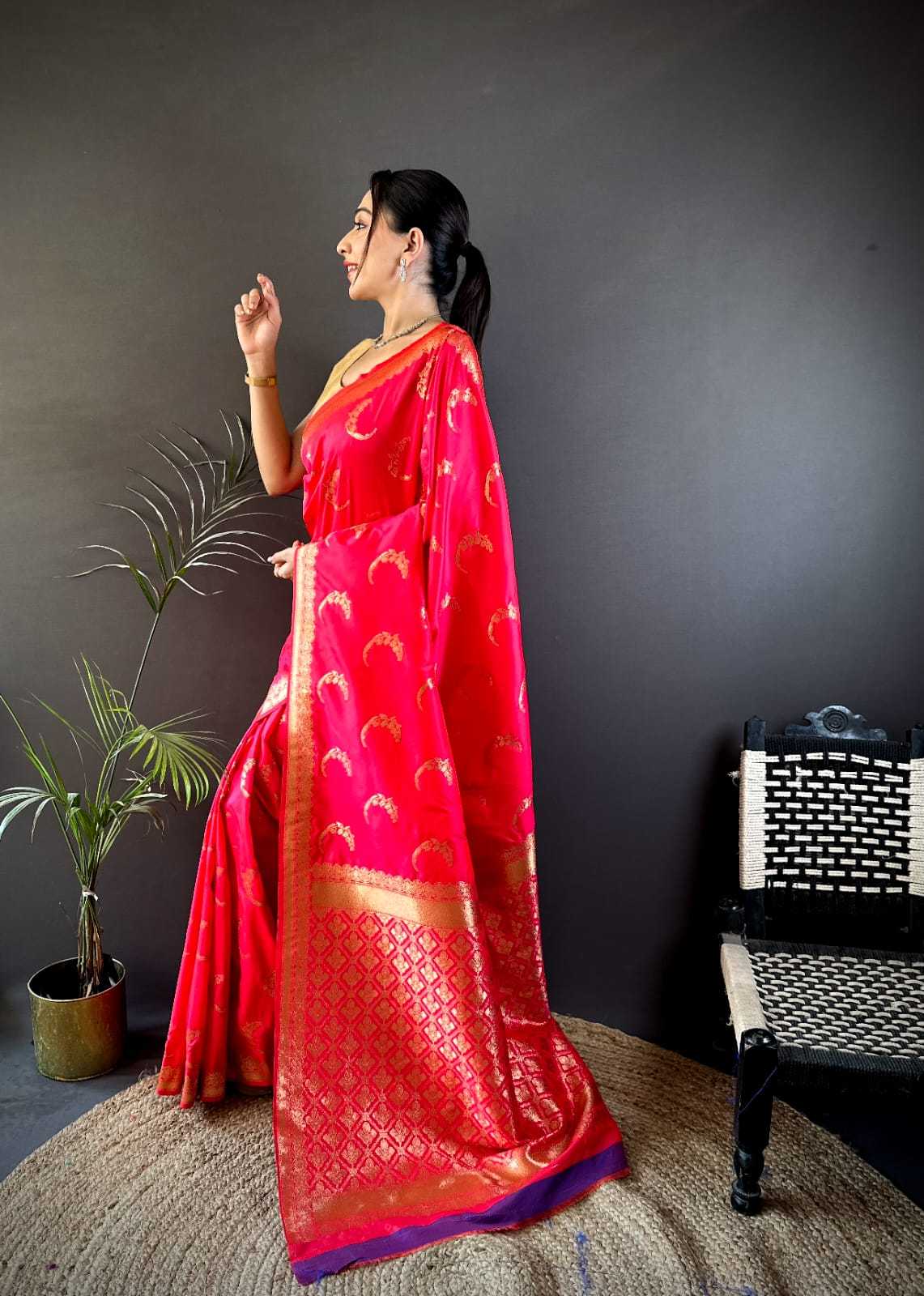 Ynf Banarasi Soft Silk RIN209 Noor Silk Sarees Wedding Collections Wholesale Banarasi Silk Sarees Designer Silk Sarees Silk Sarees For Weddings Manufacturer