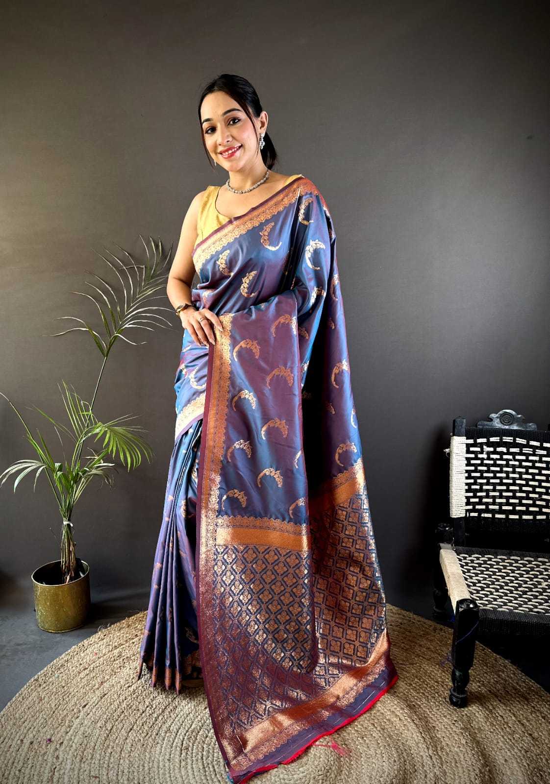 Ynf Banarasi Soft Silk RIN209 Noor Silk Sarees Wedding Collections Wholesale Banarasi Silk Sarees Designer Silk Sarees Silk Sarees For Weddings Manufacturer