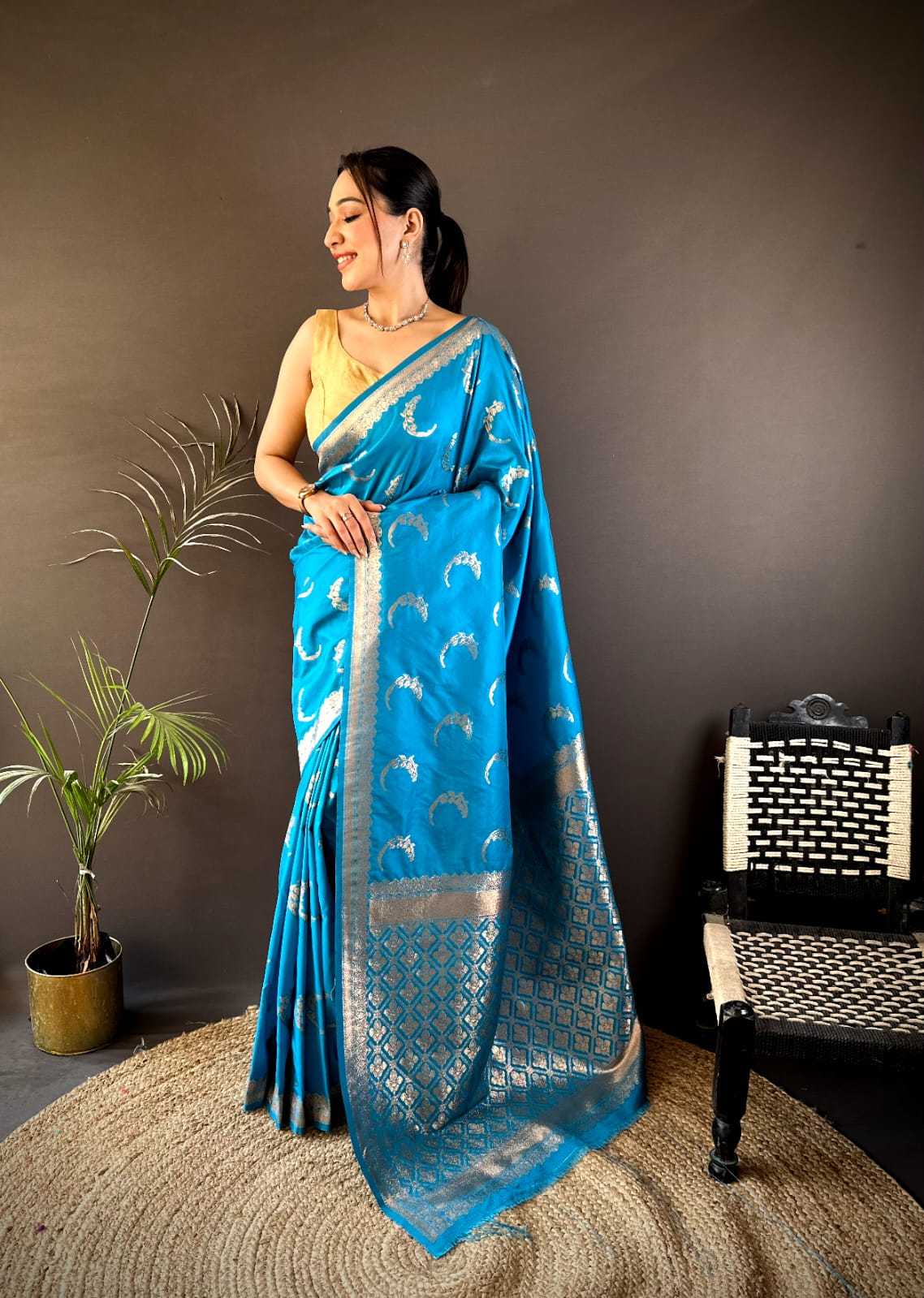 Ynf Banarasi Soft Silk RIN209 Noor Silk Sarees Wedding Collections Wholesale Banarasi Silk Sarees Designer Silk Sarees Silk Sarees For Weddings Manufacturer