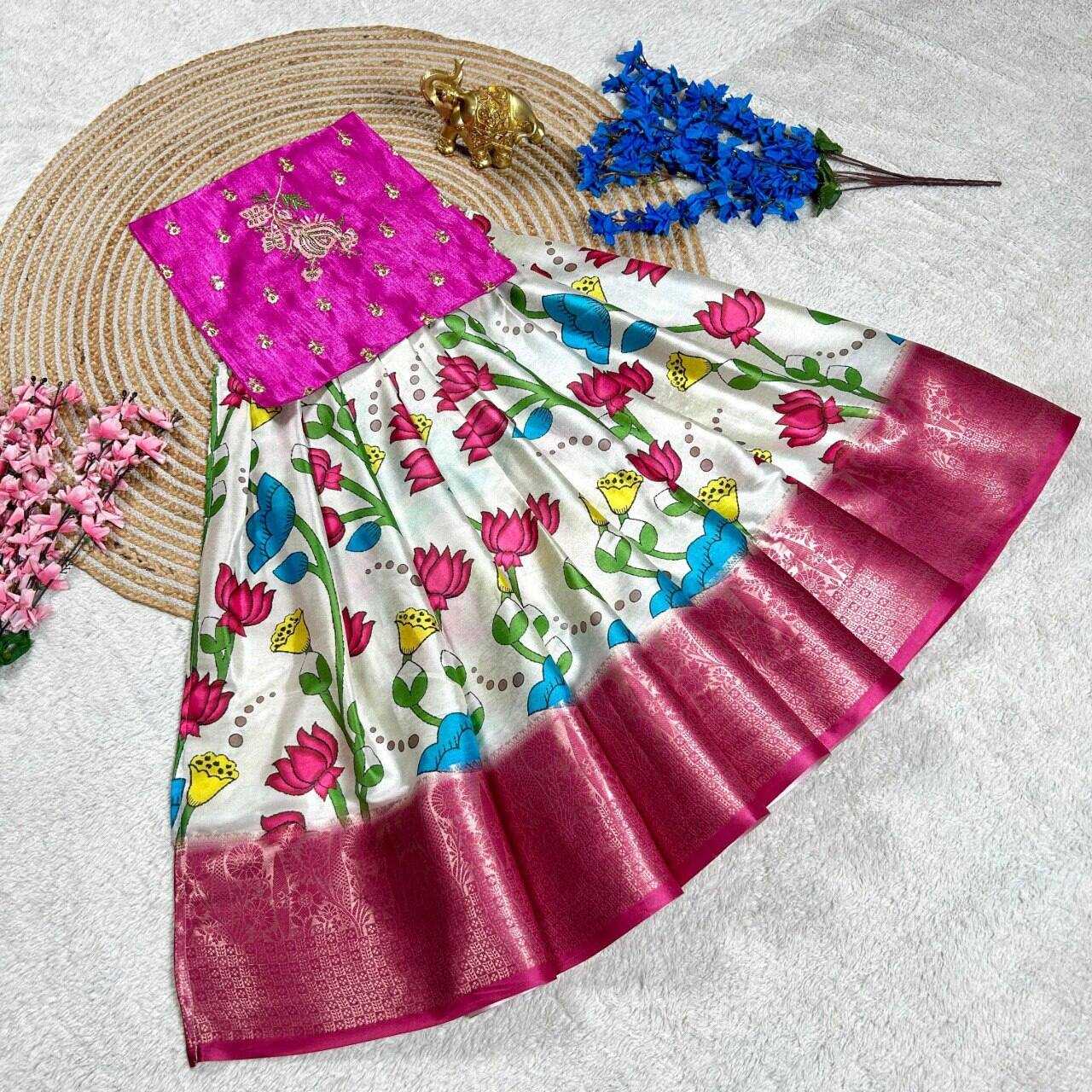 Ynf Banglori Silk KESH505 345 Kids Wear Wholesale Kids Lehenga Kids Ghagra Choli Manufacturer