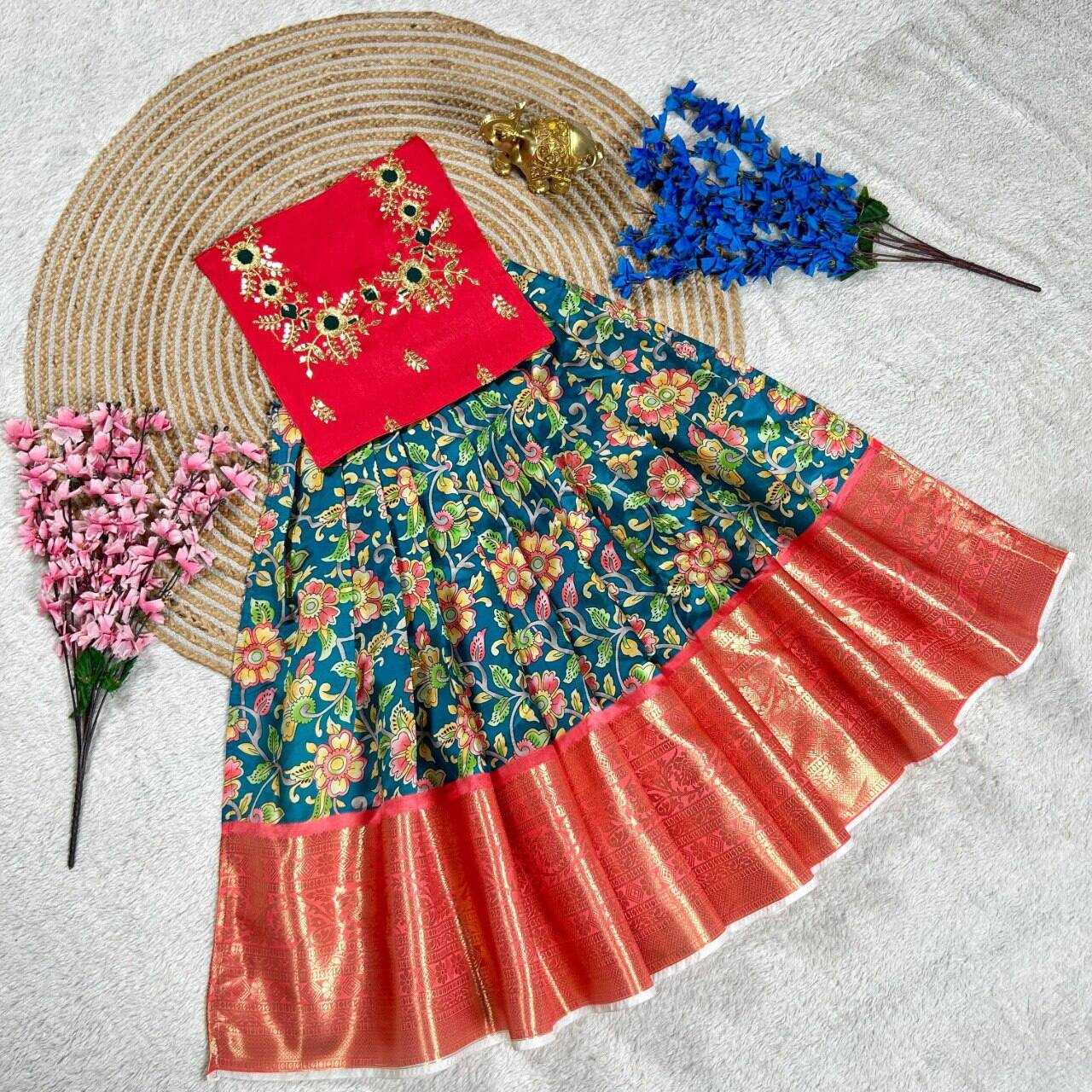 Ynf Banglori Silk KESH505 345 Kids Wear Wholesale Kids Lehenga Kids Ghagra Choli Manufacturer