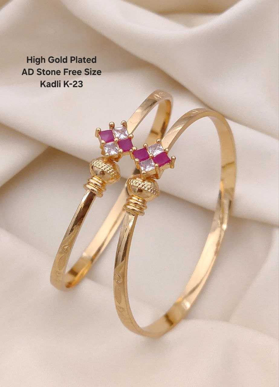 Ynf Brass KESH193 Womens Jewellery Wholesale AD Diamond Bangles Brass Gold Bangles Designer Bangles Manufacturer