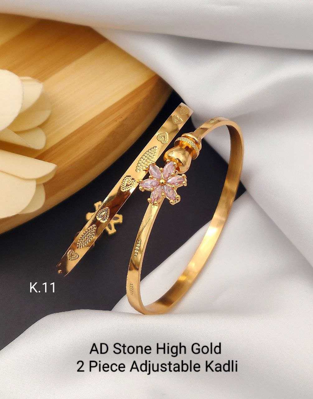 Ynf Brass KESH193 Womens Jewellery Wholesale AD Diamond Bangles Brass Gold Bangles Designer Bangles Manufacturer