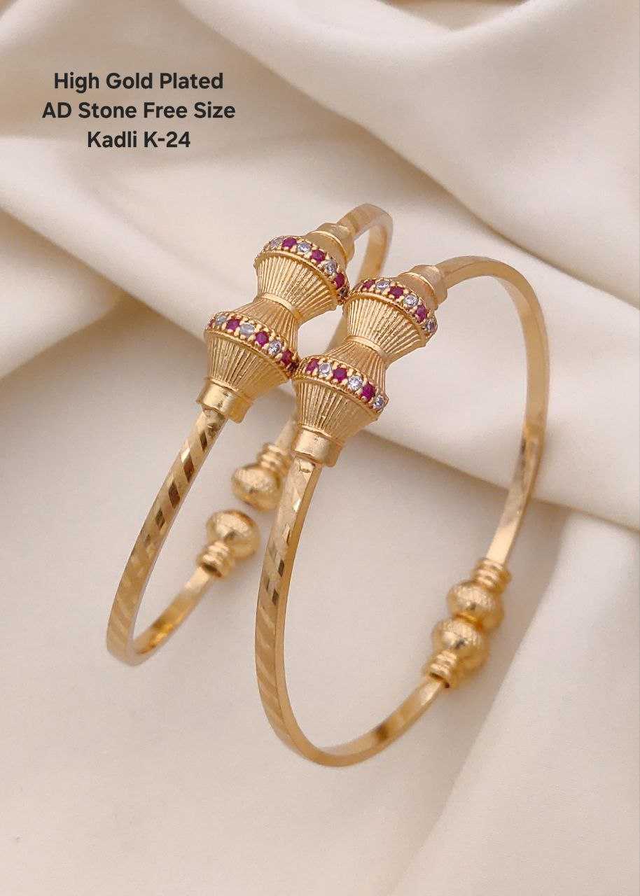 Ynf Brass KESH193 Womens Jewellery Wholesale AD Diamond Bangles Brass Gold Bangles Designer Bangles Manufacturer