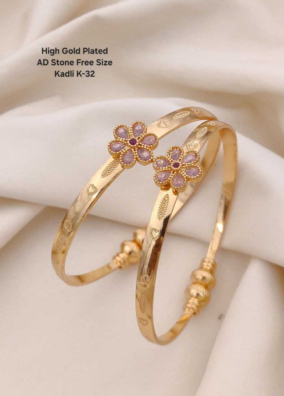 Ynf Brass KESH193 Womens Jewellery Wholesale AD Diamond Bangles Brass Gold Bangles Designer Bangles Manufacturer