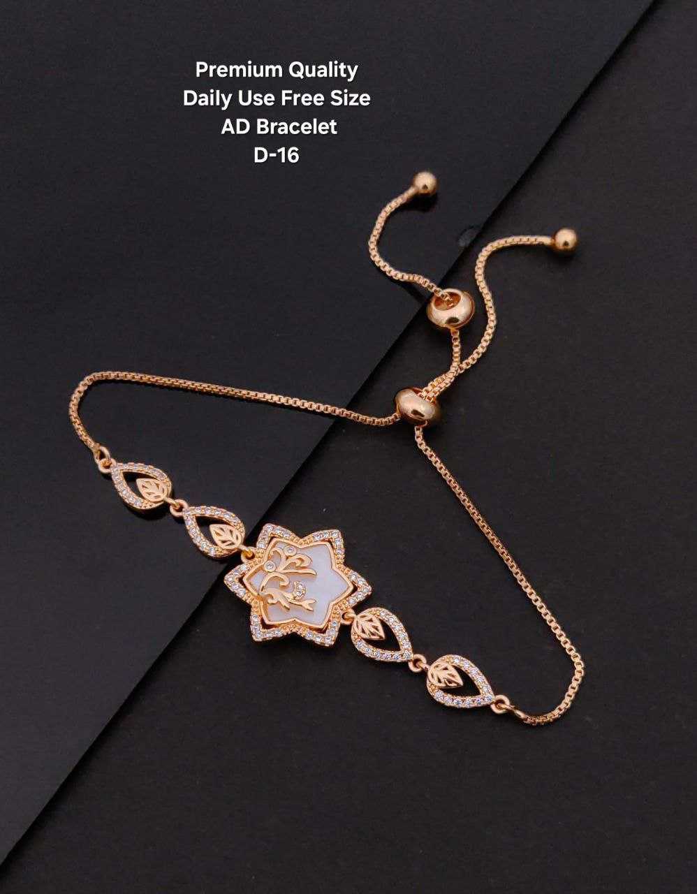 Ynf Brass KESH193 Womens Jewellery Wholesale AD Diamond Bracelet Brass Gold Bangles Golden Bracelet Manufacturer