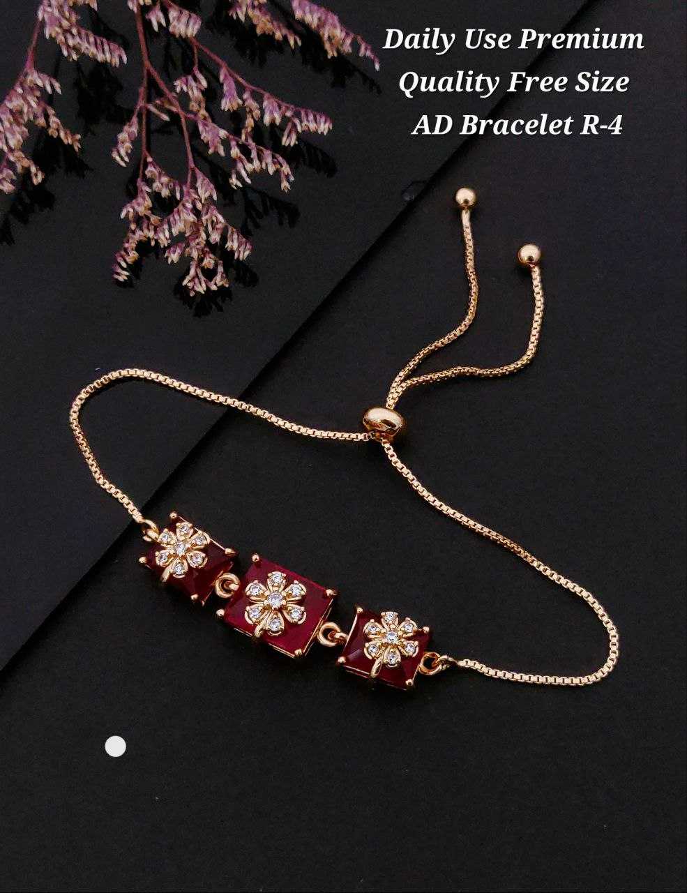 Ynf Brass KESH193 Womens Jewellery Wholesale AD Diamond Bracelet Brass Gold Bangles Golden Bracelet Manufacturer