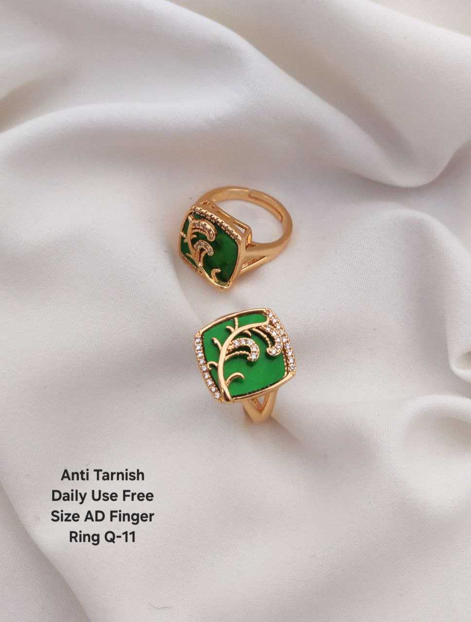 Ynf Brass KESH193 Womens Jewellery Wholesale Diamond Rings AD Diamond Rings Finger Rings Manufacturer